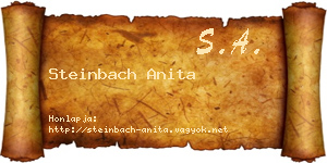 Steinbach Anita névjegykártya